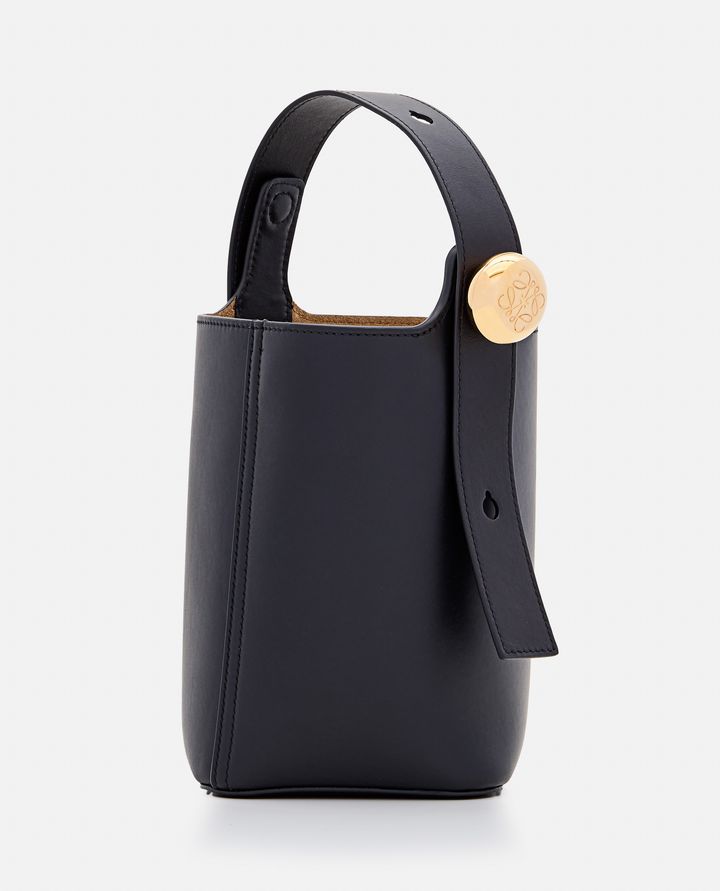 Loewe MINI PEBBLE BUCKET BORSA IN PELLE Officina