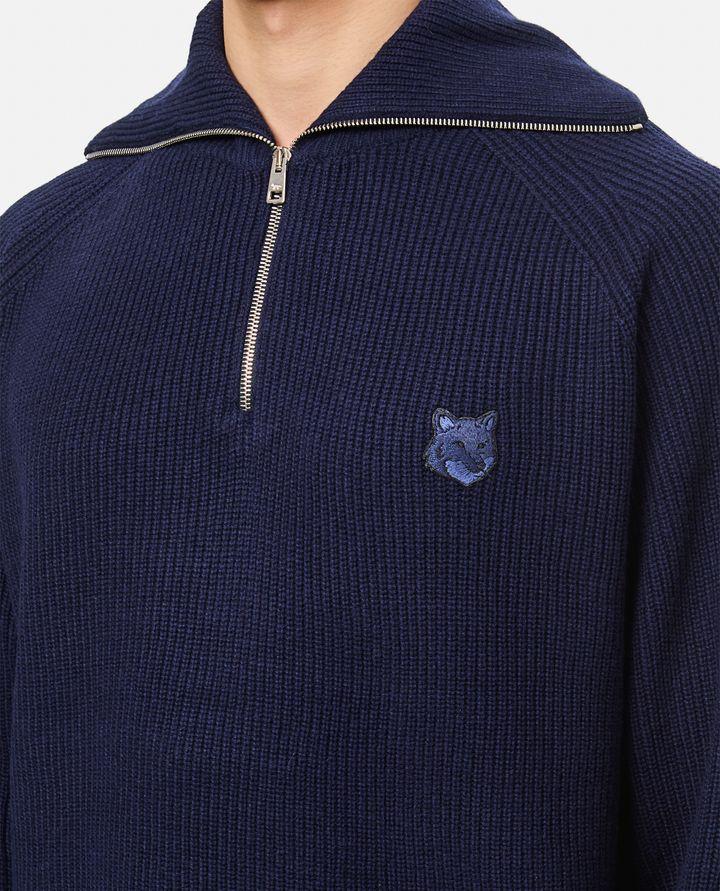Maison Kitsuné MAGLIONE CON PATCH VOLPE Prezzo Ridotto