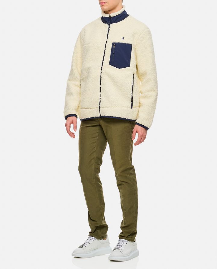Polo Ralph Lauren TEDDY CON ZIP E TASCHINO Economico