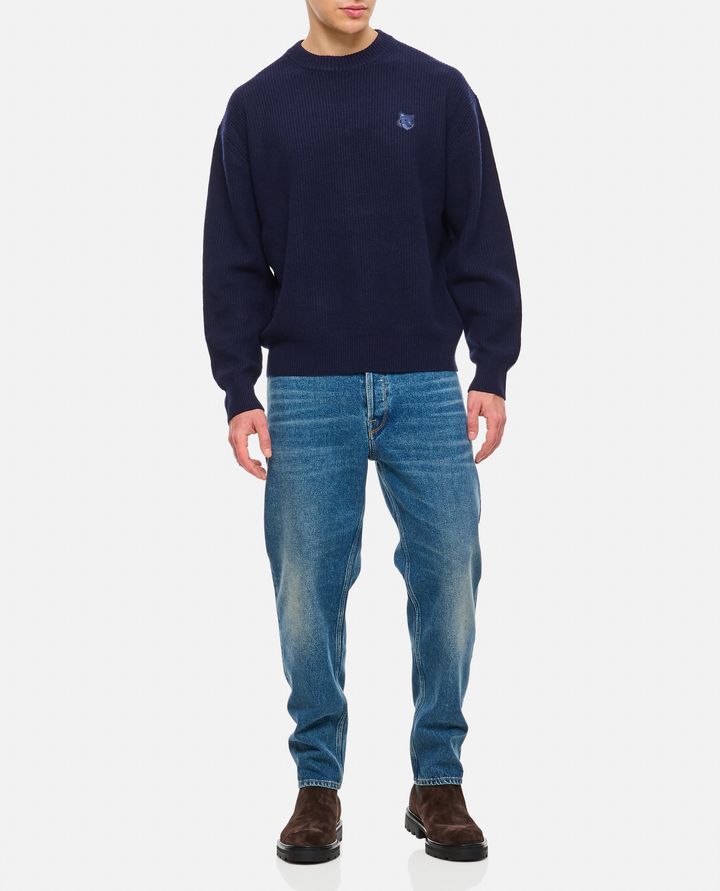 Maison Kitsuné MAGLIONE CON PATCH VOLPE Outlet