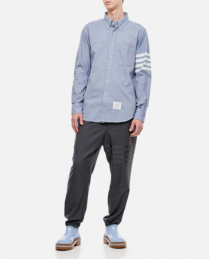 Thom Browne CAMICIA CLASSICA IN COTONE 4 RIGHE Offerta Giorno del Papà