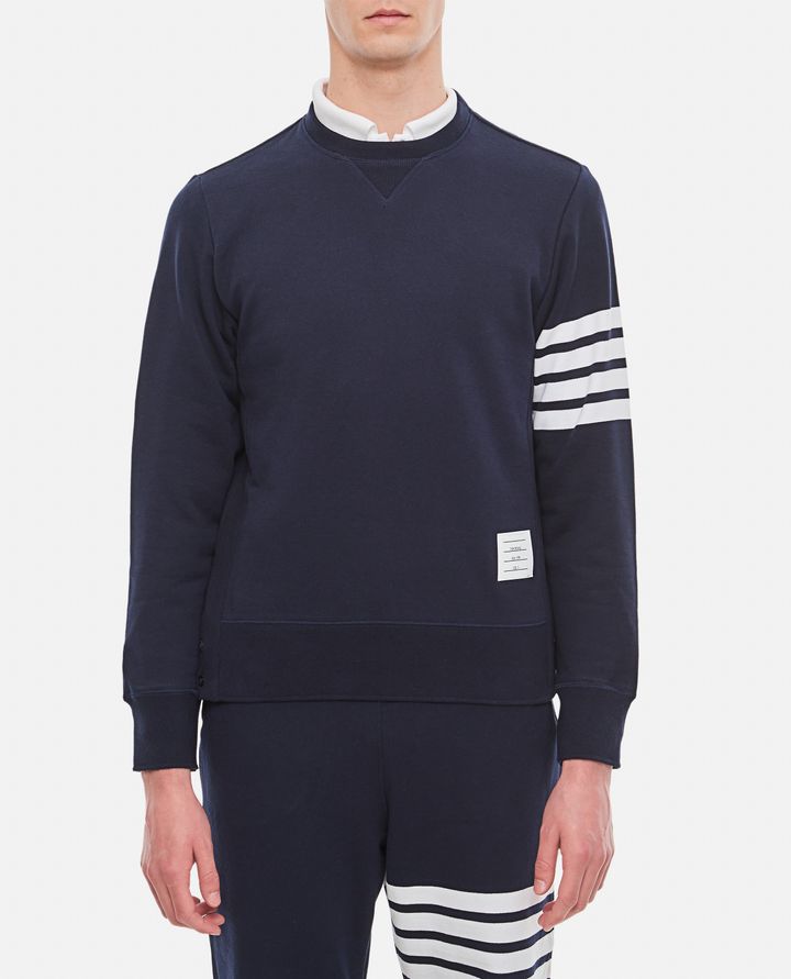 Thom Browne FELPA CLASSIC LOOPBACK 4 BAR Offerta migliore