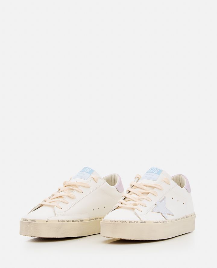 Golden Goose SNEAKERS HI STAR BIANCHE CON STELLA ARGENTO DA DONNA - GOLDEN GOOSE Offerta temporanea
