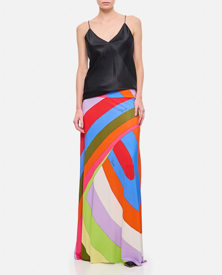 Emilio Pucci GONNA LUNGA MULTICOLOR Fino al 60% di sconto