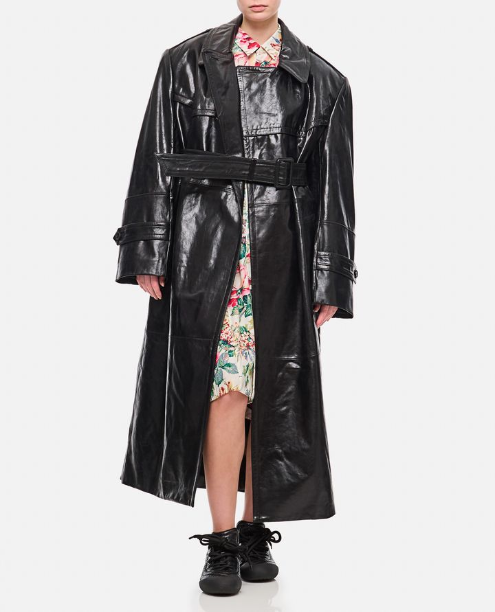 Sportmax ALFEO TRENCH IN PELLE Only for today