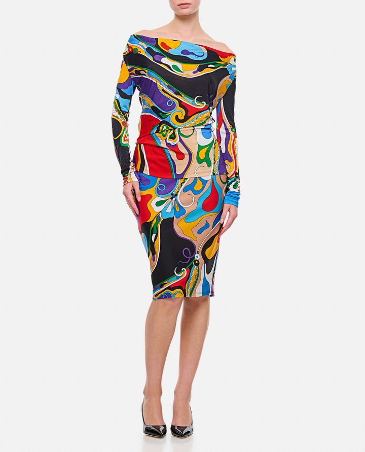 Emilio Pucci MAGLIA A MANICHE LUNGHE MULTICOLOR Discount Store per i nuovi prodotti