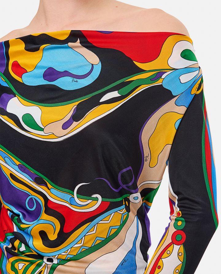 Emilio Pucci MAGLIA A MANICHE LUNGHE MULTICOLOR Discount Store per i nuovi prodotti