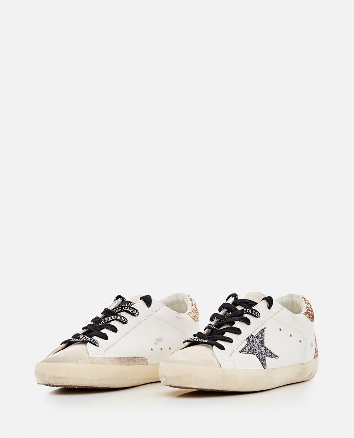 Golden Goose SNEAKERS SUPER STAR IN PELLE E GLITTER Officina