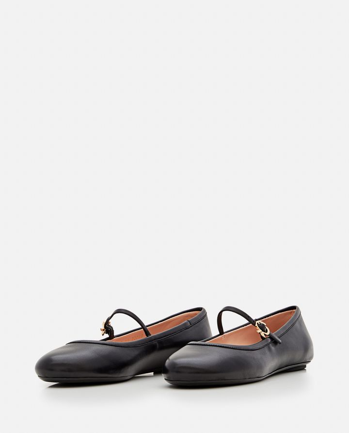 Gianvito Rossi LEATHER BALLET FLAT Duty-free