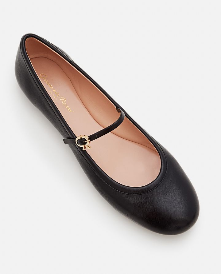 Gianvito Rossi LEATHER BALLET FLAT Duty-free