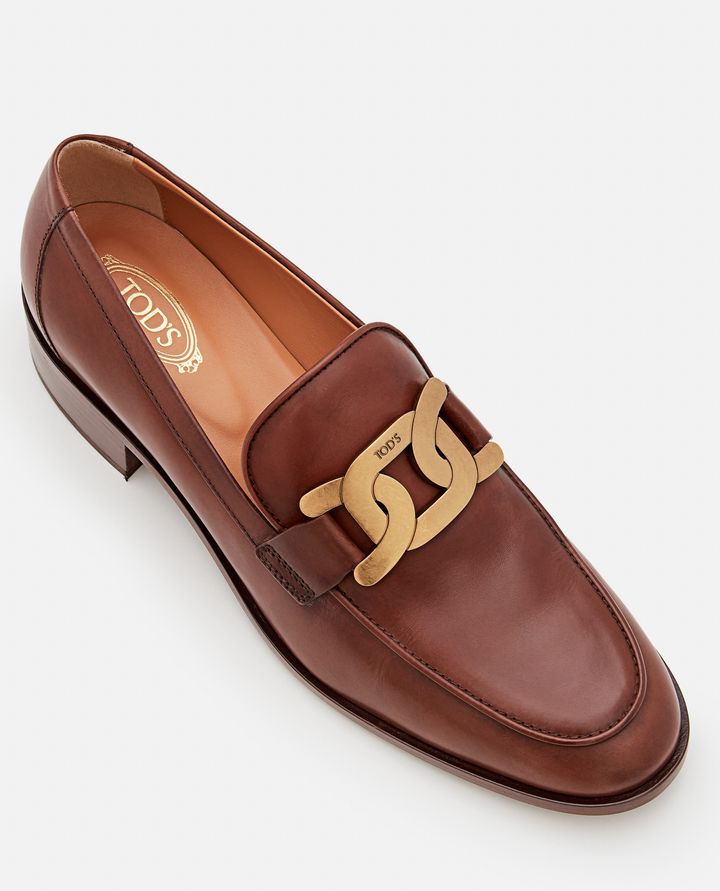 Tod's 35MM LEATHER LOAFERS 50% di sconto per tempo limitato