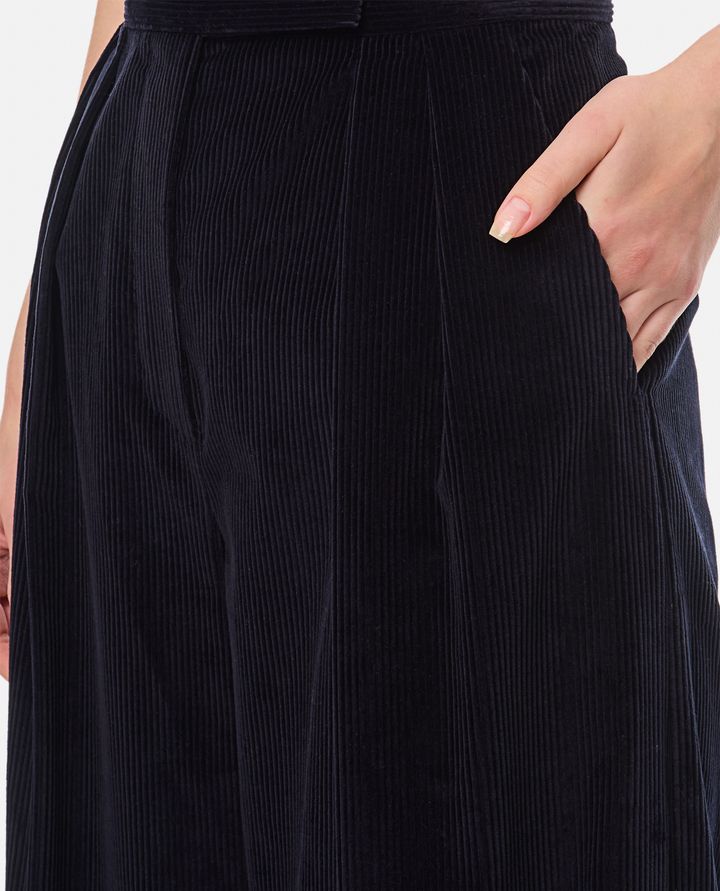 Max Mara GILLY PANTALONI AMPI IN VELLUTO Presa