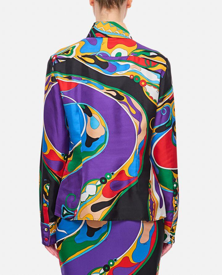 Emilio Pucci CAMICIA IN SETA MULTICOLORE Sconto