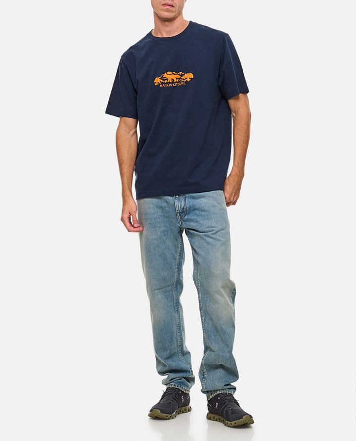 Maison Kitsuné T-SHIRT CON STAMPA Vendite Flash