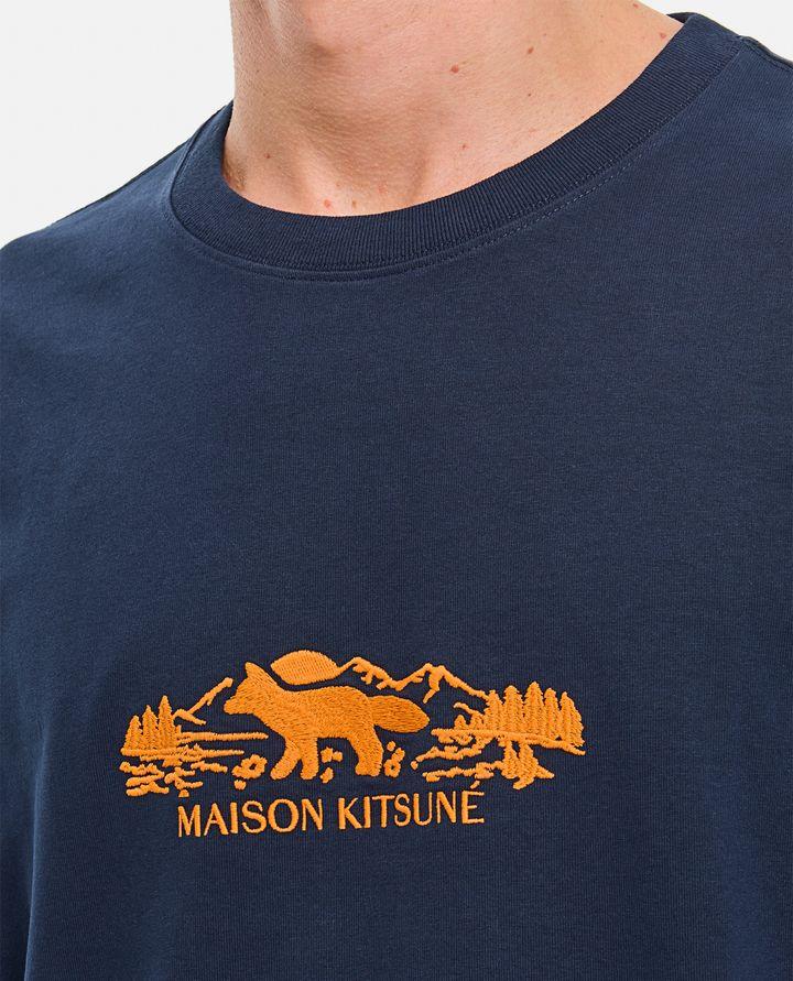 Maison Kitsuné T-SHIRT CON STAMPA Vendite Flash