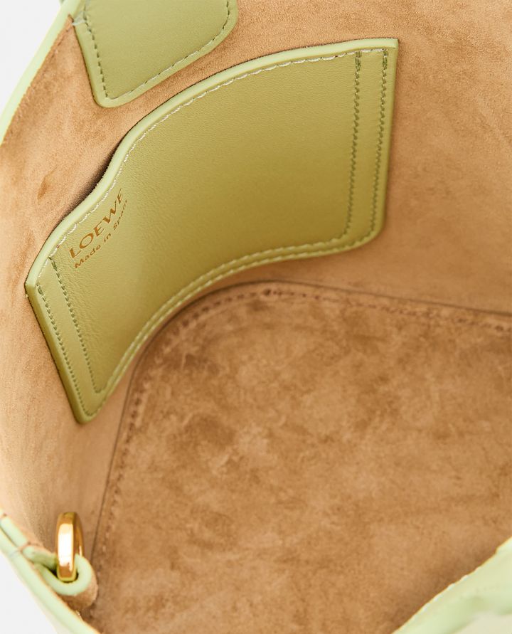 Loewe MINI PEBBLE BUCKET BORSA IN PELLE Nuova