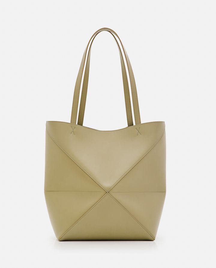Loewe MEDIUM PUZZLE BORSA TOTE IN PELLE Negozio online di fabbrica
