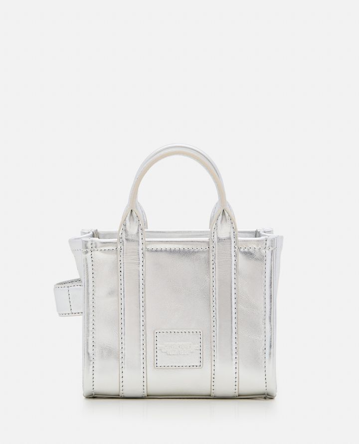 Marc Jacobs THE MINI TOTE METALLIC BAG IN PELLE Super Saving Price