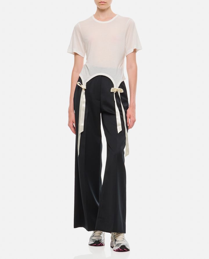 Simone Rocha T-SHIRT CON FIOCCHI Officina