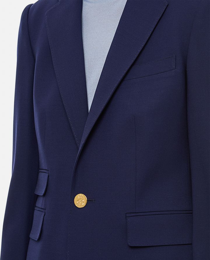 Ralph Lauren Collection GIACCA MONOPETTO IN GABARDINA DI LANA CAMDEN In vendita