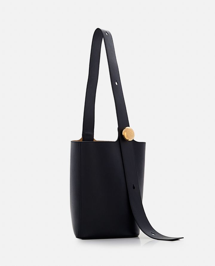 Loewe BORSA MEDIUM PEBBLE IN PELLE NERA DA DONNA - LOEWE Duty-free