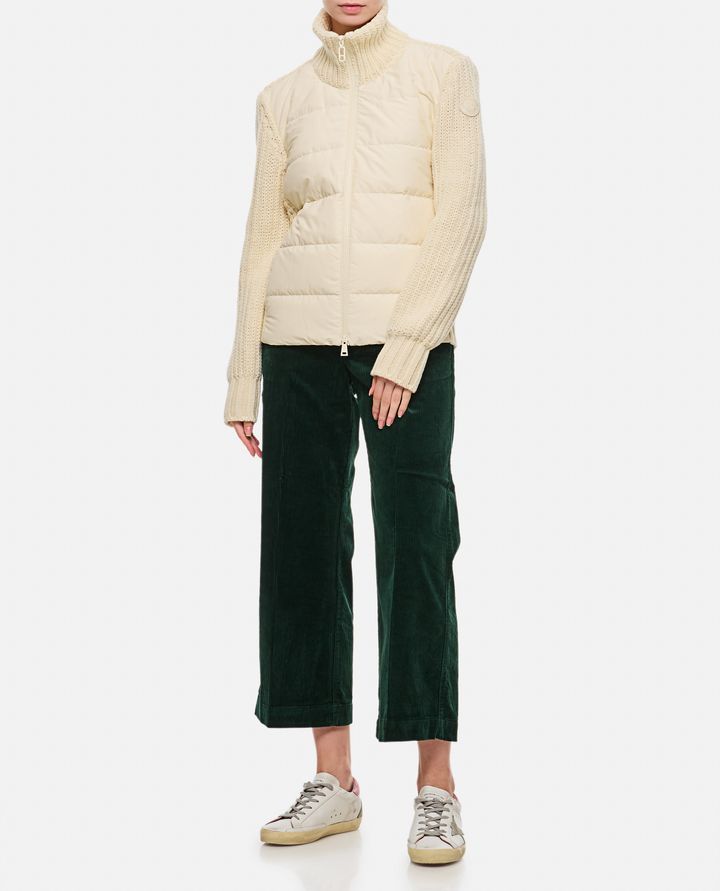 Moncler GIACCA CON MANICHE IN MAGLIA Italia
