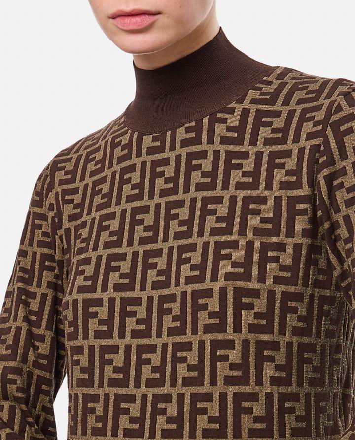 Fendi MAGLIA GIROCOLLO LOGO FF Spedizione Gratuita