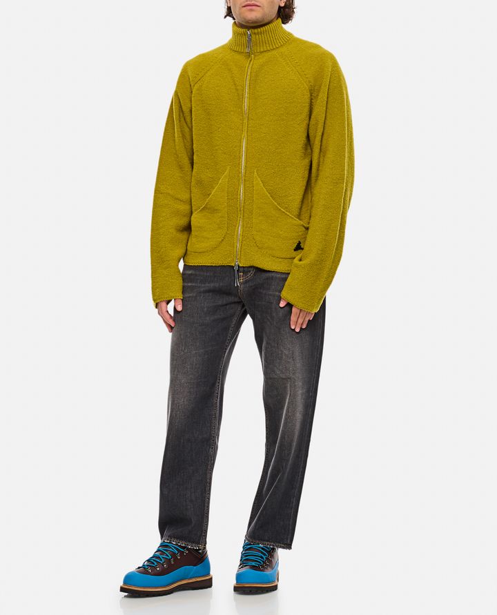 Roa MOHAIR CARDIGAN CON ZIP Sconto