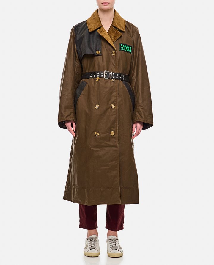 Barbour GANNI X BARBOUR TRENCH Vendite Flash