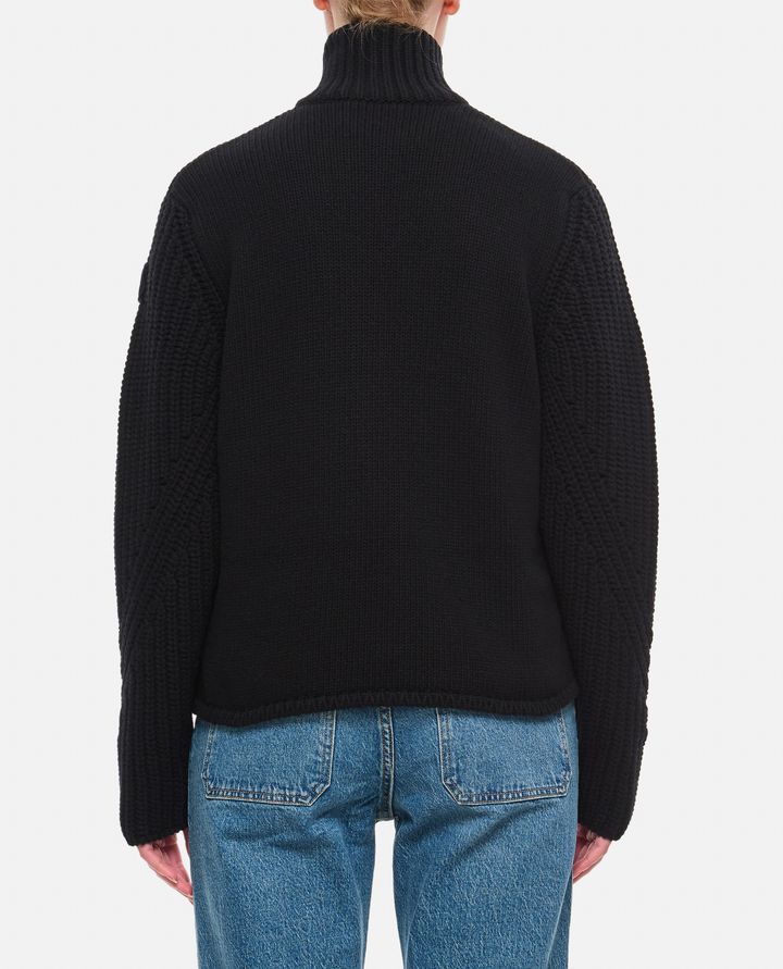Moncler GIACCA CON MANICHE IN MAGLIA In Saldo