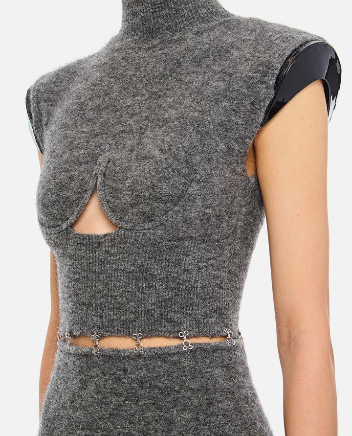 Sportmax ALBINO ABITO CUT-OUT MOHAIR Black Friday