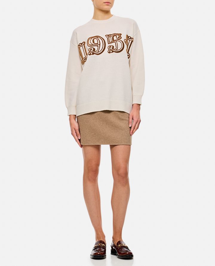 Max Mara FIDO 1951 MAGLIONE CON LOGO Offerta natalizia