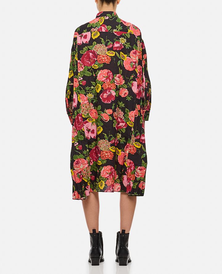 Junya Watanabe FLOWER PATTERN PRINTED SHIRT DRESS Offerta Pasqua