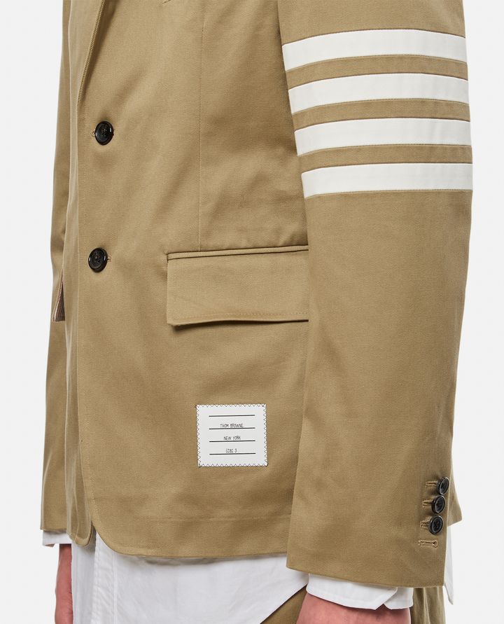 Thom Browne GIACCA SPORTIVA CLASSICA 4 BAR IN TWILL DI COTONE Sconti VIP