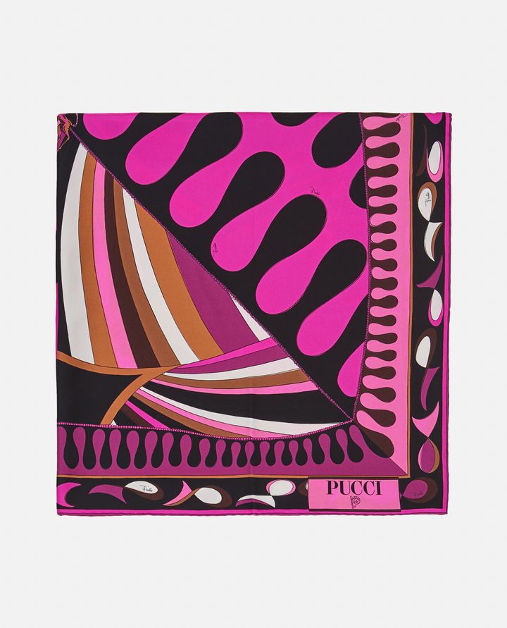 Emilio Pucci 90X90 FOULARD IN TWILL DI SETA
