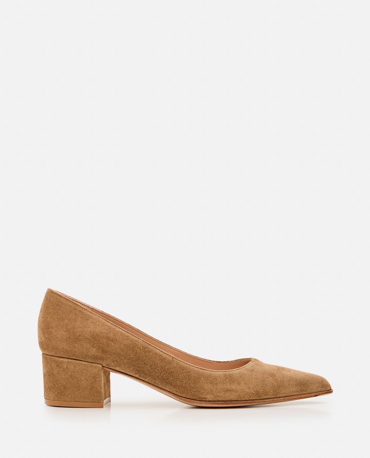 Gianvito Rossi DECOLLETE' PIPER IN CAMOSCIO 45MM Soddisfazione Garantita
