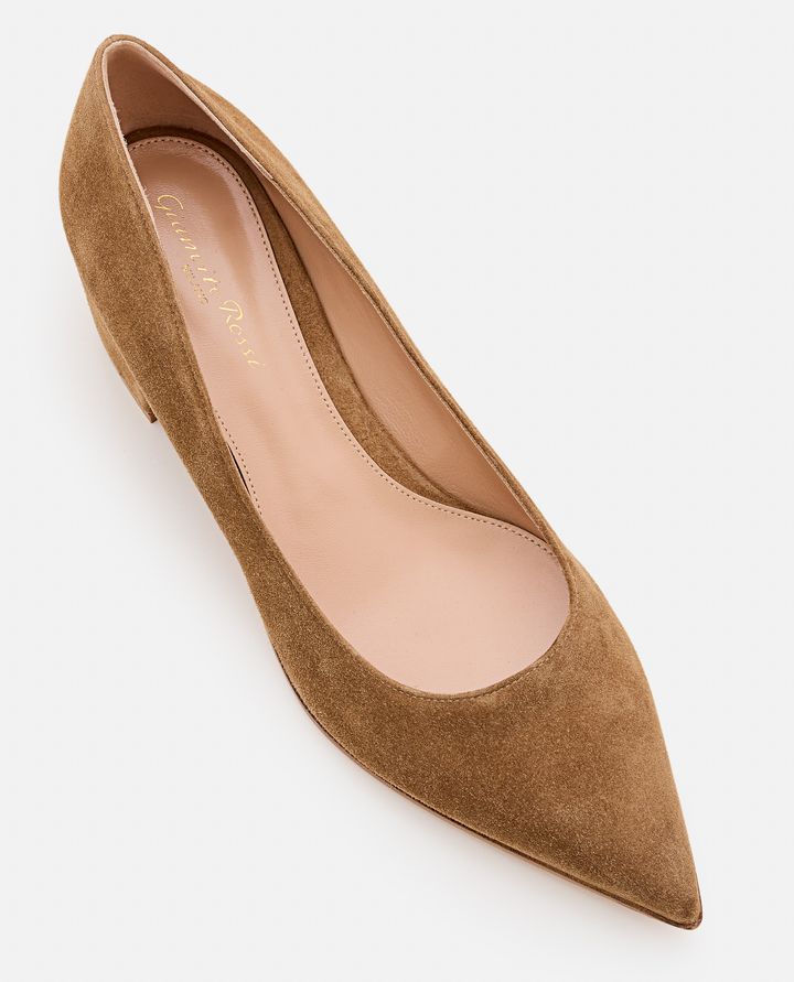 Gianvito Rossi DECOLLETE' PIPER IN CAMOSCIO 45MM Soddisfazione Garantita