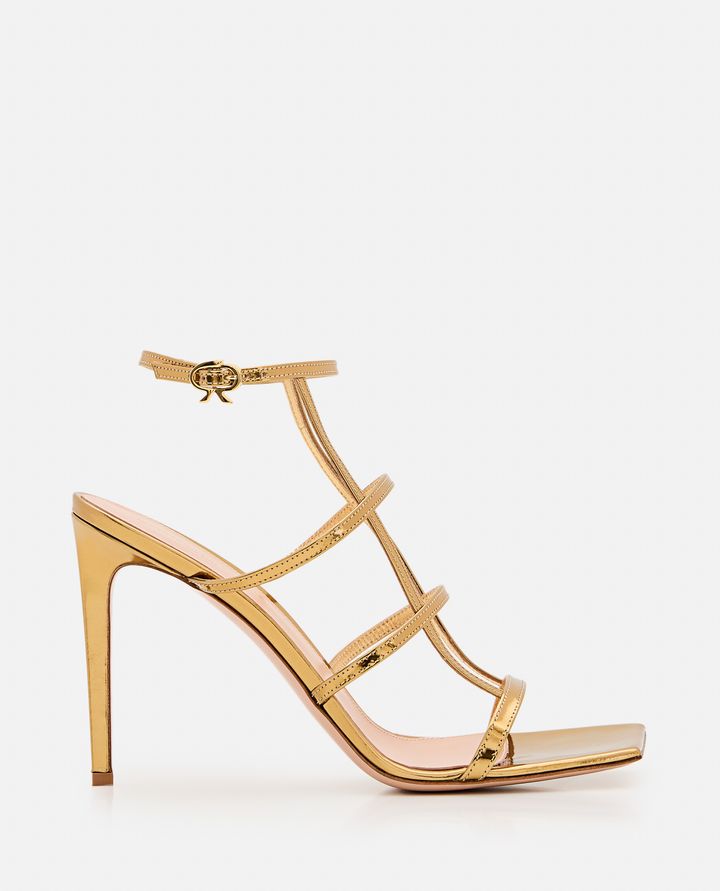 Gianvito Rossi SANDALI CON TACCO IN PELLE LETAL