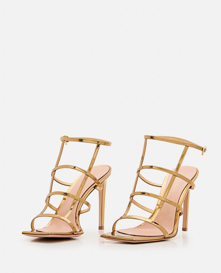 Gianvito Rossi SANDALI CON TACCO IN PELLE LETAL Qualità Garantita