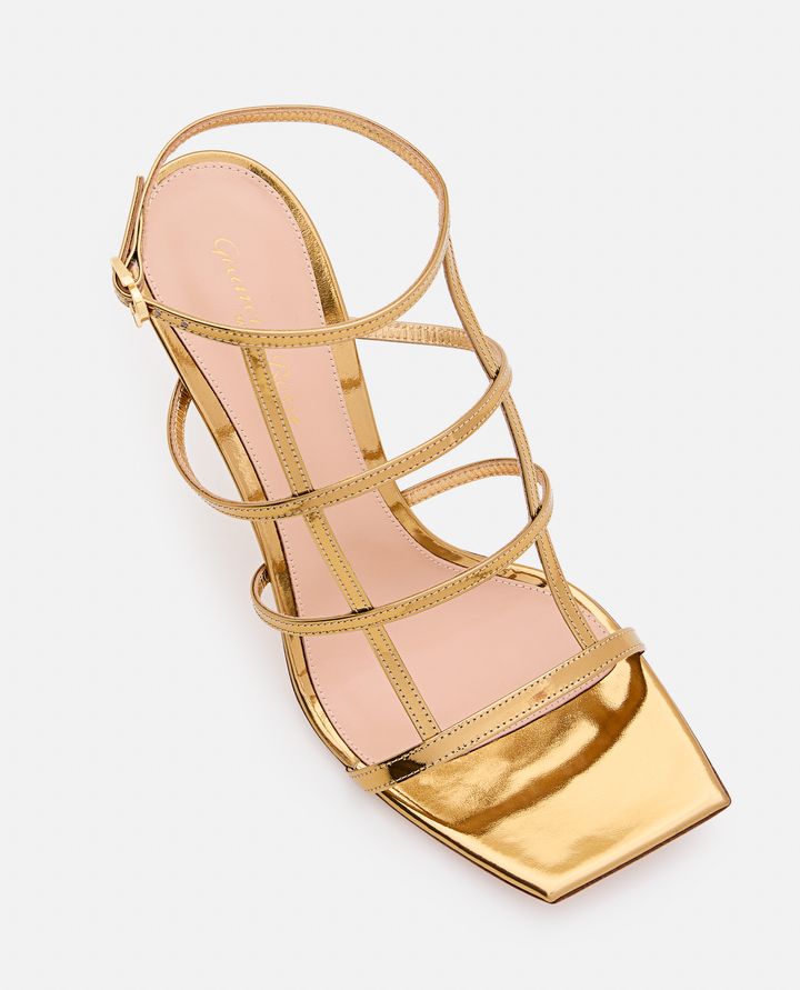 Gianvito Rossi SANDALI CON TACCO IN PELLE LETAL Qualità Garantita
