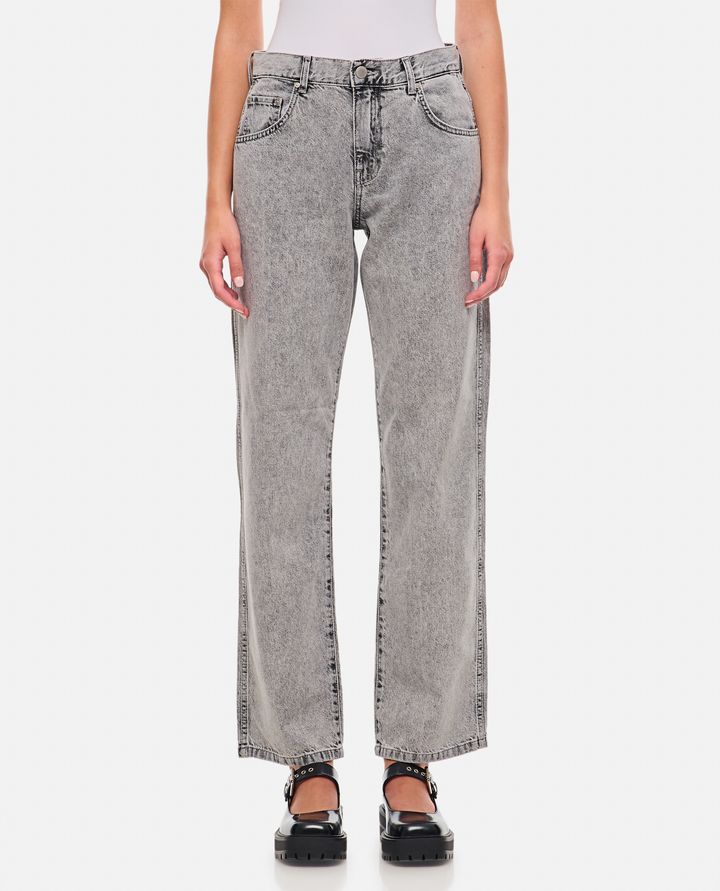 AG TENERIFE PANTALONI IN DENIM DRITTI A VITA BASSA