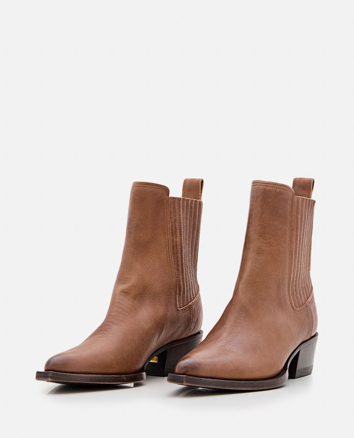 Golden Goose DEBBIE VINTAGE STIVALETTI IN PELLE Economico