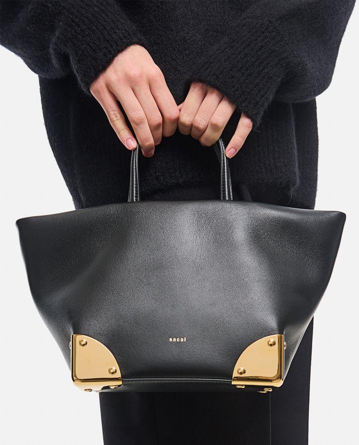 Sacai BORSA TOTE CON DETTAGLI IN METALLO Outlet