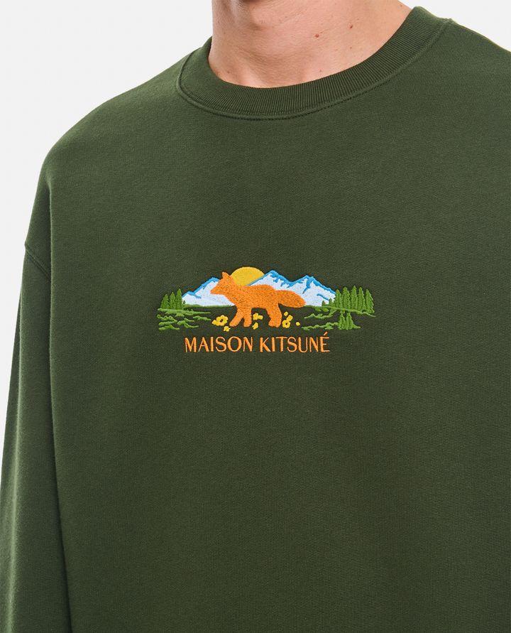 Maison Kitsuné FELPA COMFORT OUTDOOR CON PROFILO VOLPE I Più Venduti