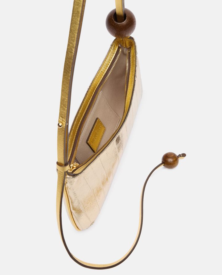 Jacquemus LE BISOU PERLE BORSA A SPALLA IN PELLE Offerta esclusiva