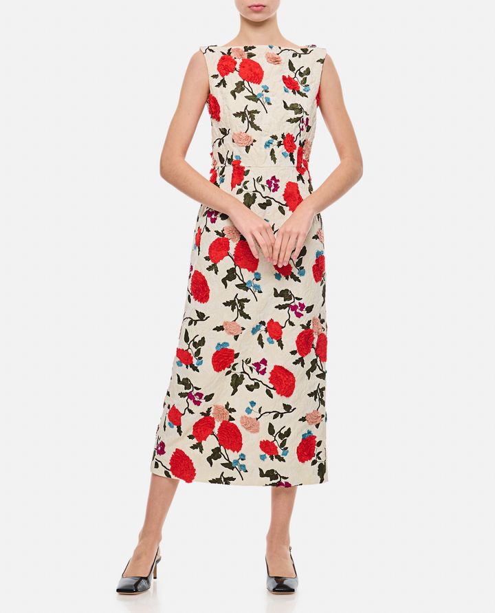 Erdem ABITO MIDI A FIORI Lightning offer