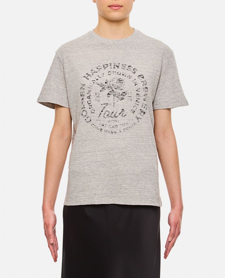 Golden Goose T-SHIRT IN JERSEY DI COTONE STAMPATO Super Saving Price