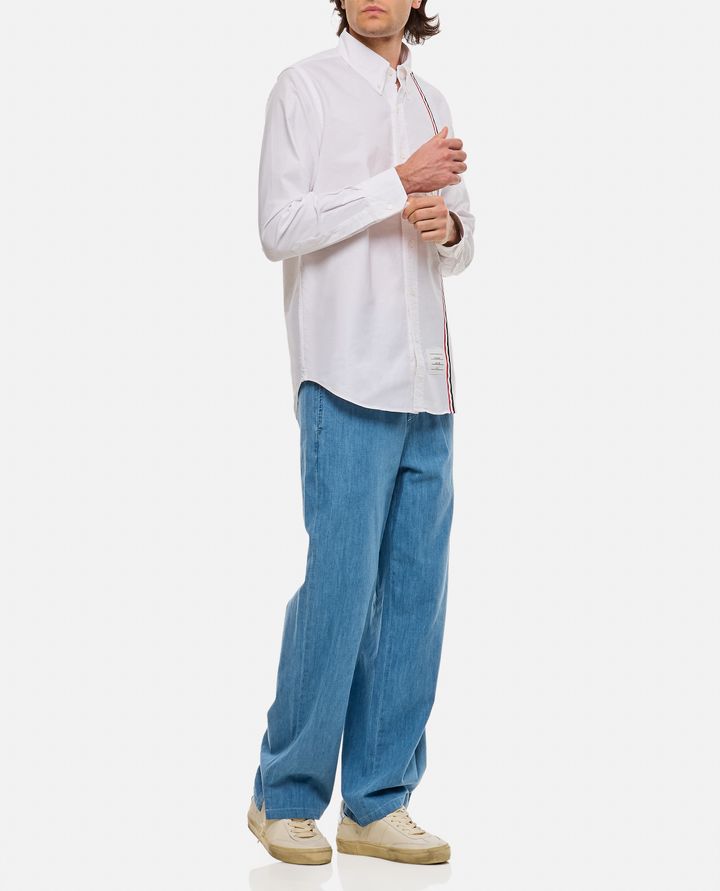 Thom Browne CAMICIA BUTTON DOWN CON RIGHE Limitato a 3 giorni