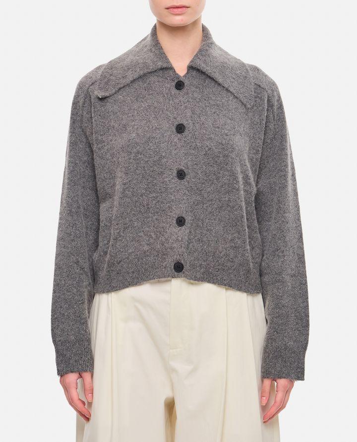 Loulou Studio SAO CARDIGAN CON COLLETTO