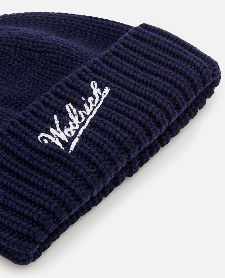 Woolrich MERINO WOOL LOGO BEANIE Acquista Ora